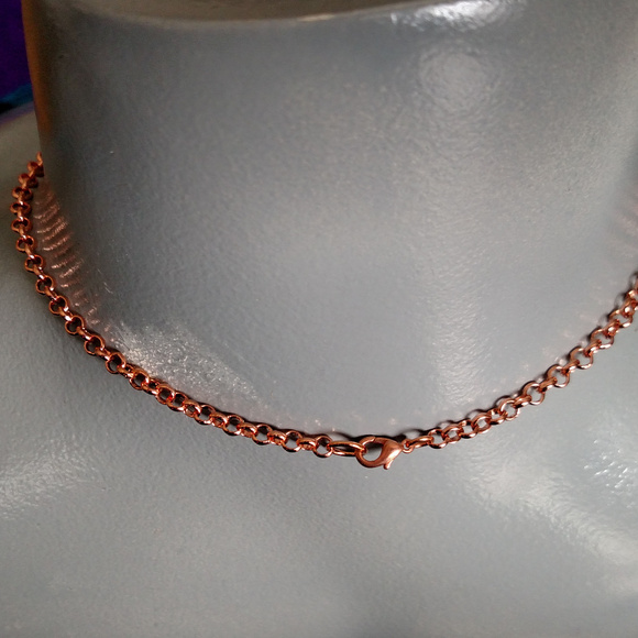 Czech pendant choker necklace psychedelic fractal - Picture 5 of 5